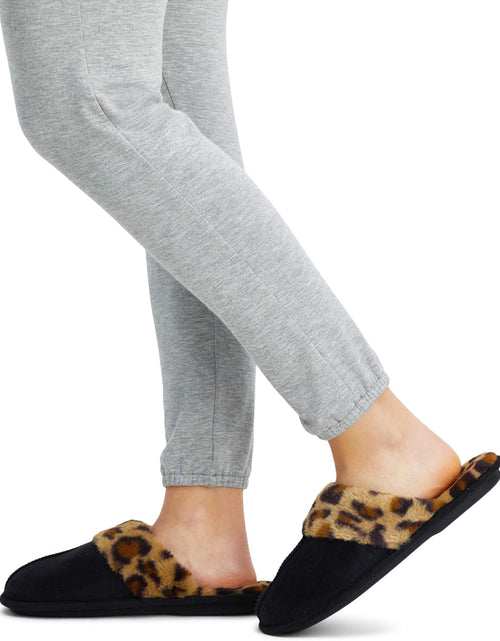 Load image into Gallery viewer, Women'S Comfy Faux Fur House Slipper Scuff Memory Foam Slip on Anti-Skid Sole
