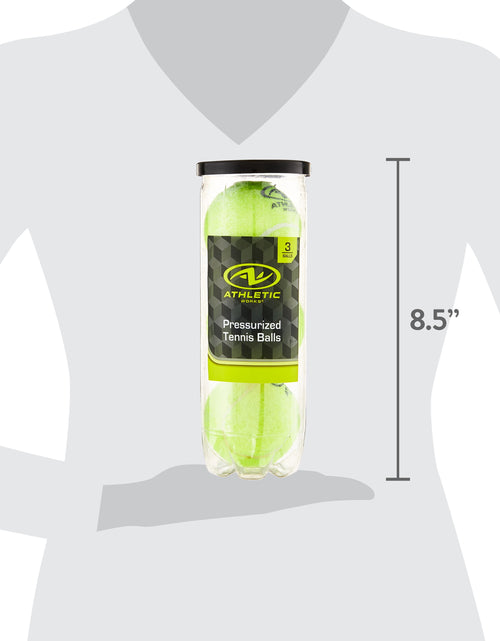 Load image into Gallery viewer, (12 Pack)  Pressurized Tennis Balls, 3-Pack, All Court Use

