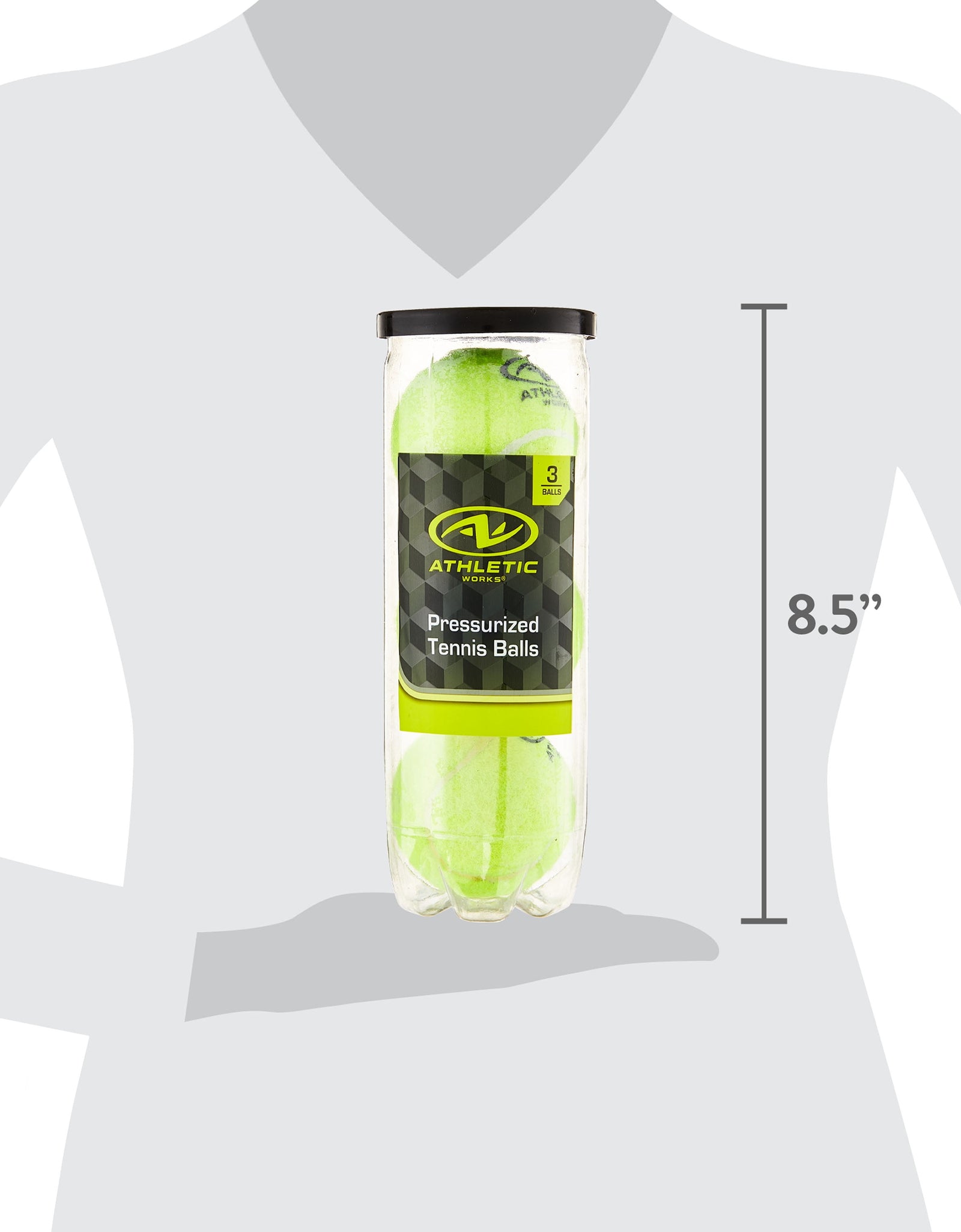 (12 Pack)  Pressurized Tennis Balls, 3-Pack, All Court Use