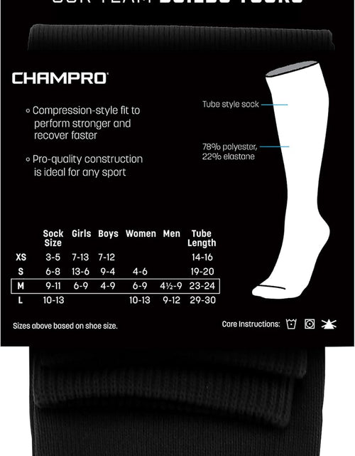 Load image into Gallery viewer, Multi-Sport Athletic Compression Socks for Baseball, Softball, Football, and More
