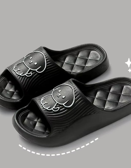 Load image into Gallery viewer, Cute Couple Pillow Slippers Female Summer Wear 2024 New Bathroom Bath Non-Slip Indoor Home Eva Thick Bottom Sandals
