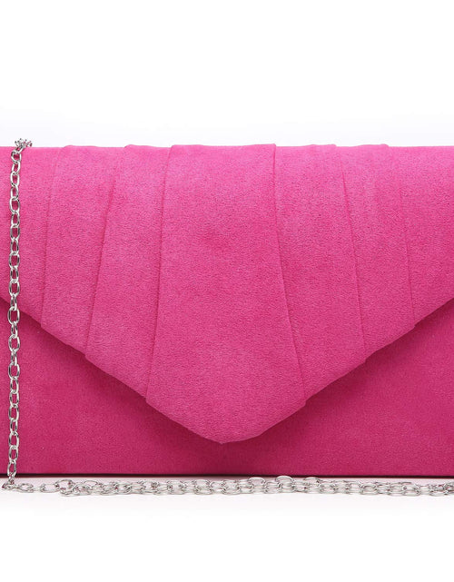Load image into Gallery viewer, Women'S Evening Bag Pleated Envelope Clutch Handbag Wedding Party Bridal Purse
