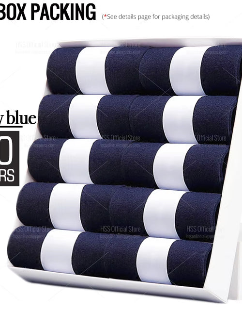 Load image into Gallery viewer, 5/10 Pairs Men'S Cotton Blend Socks Black Business Men Socks Soft Breathable Summer Winter for Male Socks plus Size (6.5-14)
