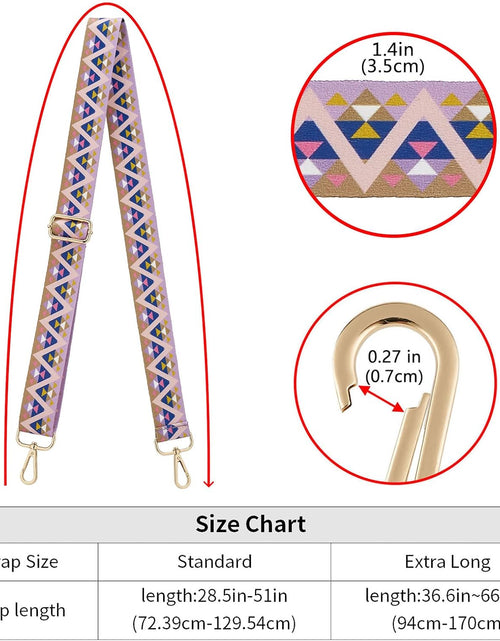 Load image into Gallery viewer, Wide Shoulder Strap Adjustable Replacement Belt Crossbody Canvas Bag Handbag
