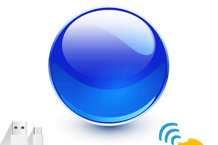 LED Light up Flying Ball Boomerang - Magic Fly Nova Orb Hover Spinner Fidget Toy for Children Family Fun Gift