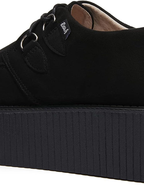 Load image into Gallery viewer, Women'S Handmade Suede Lace up Flat Platform Creepers Shoe
