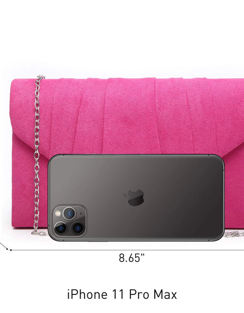 Load image into Gallery viewer, Women'S Evening Bag Pleated Envelope Clutch Handbag Wedding Party Bridal Purse
