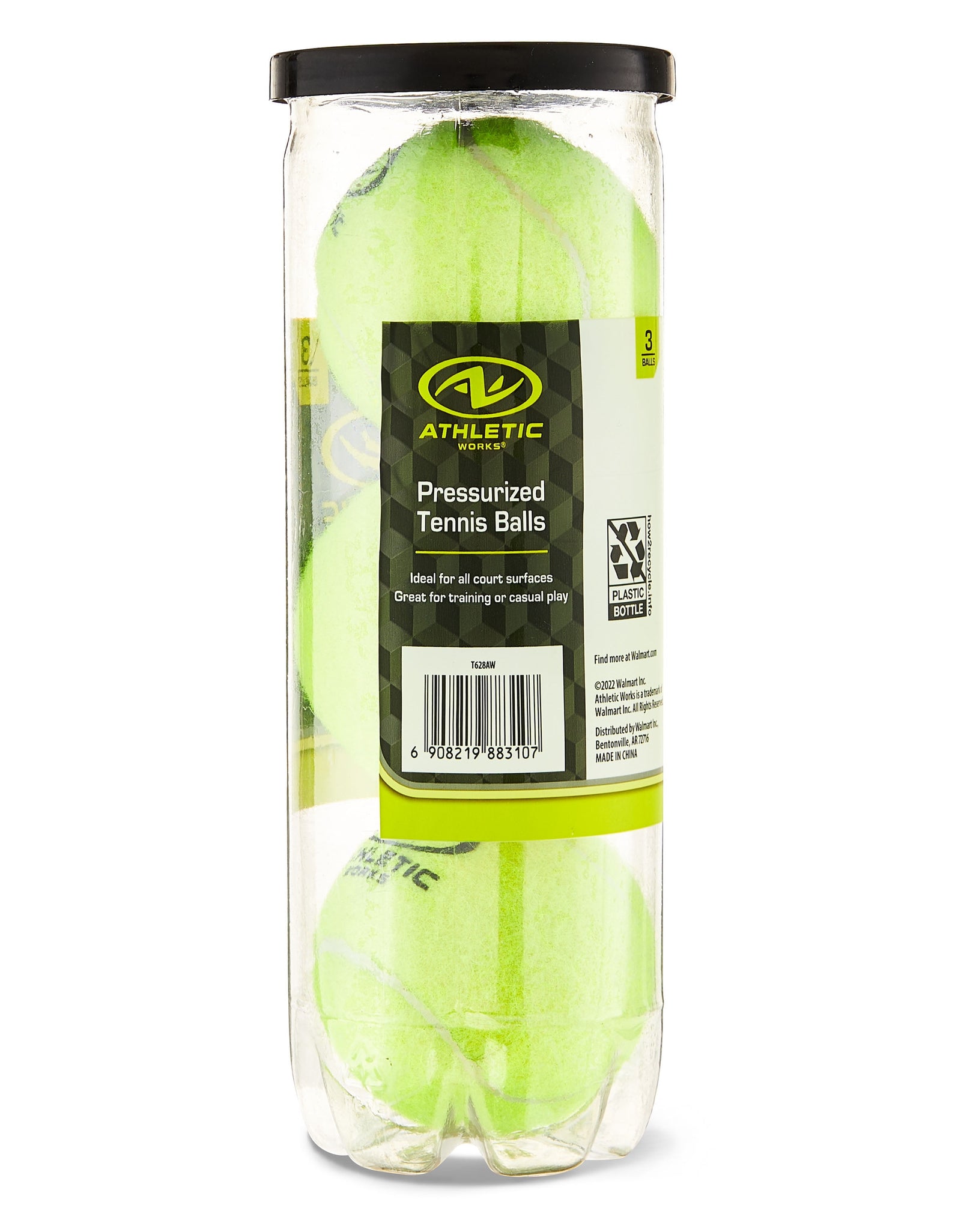 (12 Pack)  Pressurized Tennis Balls, 3-Pack, All Court Use