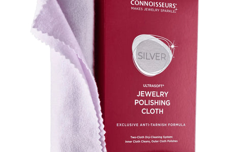 Silver Jewelry Polishing Cloth Cleans and Polishes All Silver Jewelry