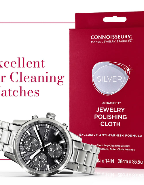 Load image into Gallery viewer, Silver Jewelry Polishing Cloth Cleans and Polishes All Silver Jewelry
