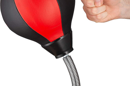 Stress Buster Desktop Punching Bag - Suctions to Your Desk, White Elephant Gifts for Coworker Men and Women, Heavy Duty Stress Relief Ball, Gag Gifts Funny Desk Accessories